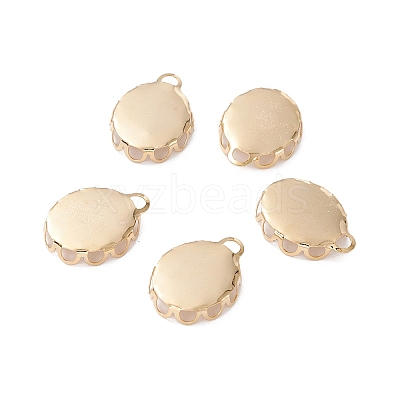 304 Stainless Steel Cabochon Settings STAS-P249-13B-G-1