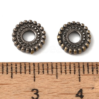 Rack Plating Brass Beads KK-P276-11BAB-1