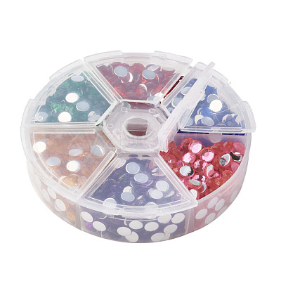 Imitation Taiwan Acrylic Rhinestone Cabochons GACR-JP0001-5mm-02-1
