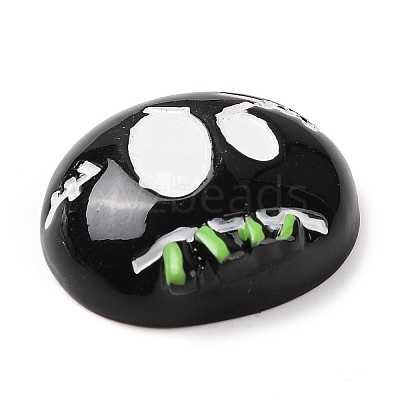 Stitched Doll Head Halloween Opaque Resin Decoden Cabochons RESI-R446-01I-1