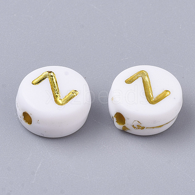 Plating Acrylic Beads X-PACR-R242-01Z-1