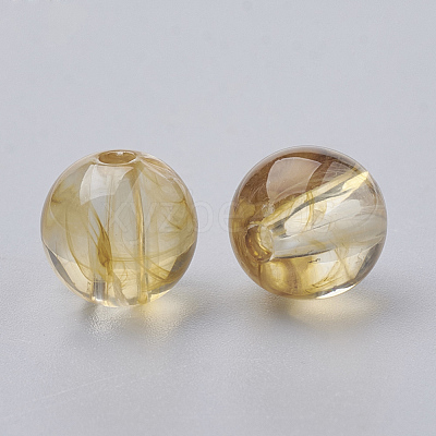 Transparent Acrylic Beads X-TACR-N001-31-1