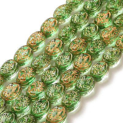 Transparent Glass Beads Strands GLAA-F114-05E-1
