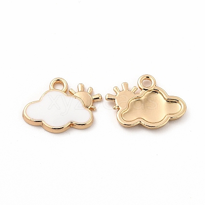 Alloy Enamel Charms FIND-A025-18G-03-1