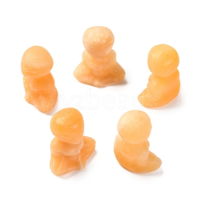 Natural Yellow Jade Display Decorations DJEW-P019-E06-1