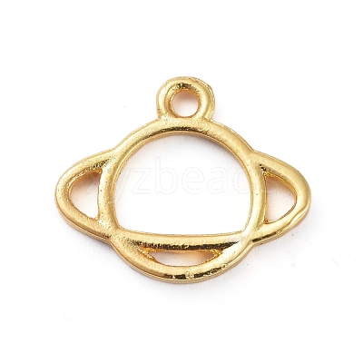 Zinc Alloy Open Back Bezel Pendants PALLOY-E577-09G-1