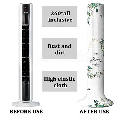 Cloth Tower Fan Dust Cover AJEW-WH20020-074G-1