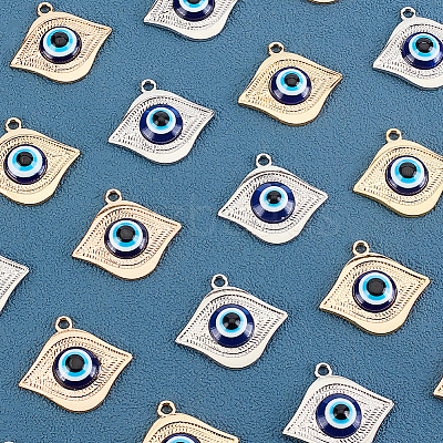 20Pcs 2 Colors Acrylic Pendants FIND-AR0002-36-1