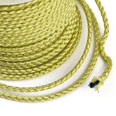 11M Polyester Braided Cord with Cotton Core & Metallic Thread OCOR-Z006-01-14-1