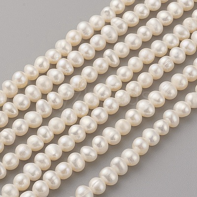 Natural Cultured Freshwater Pearl Beads Strands PEAR-G007-33-01-1
