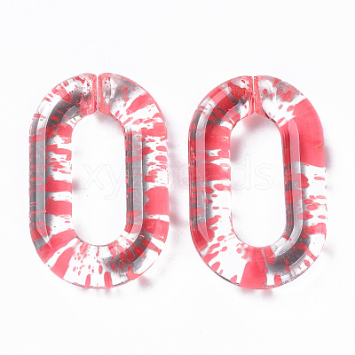 Transparent Acrylic Linking Rings OACR-N009-013A-05-1