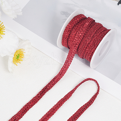 10Yards Polyester Lace Trim Ribbon OCOR-GF0004-83B-1