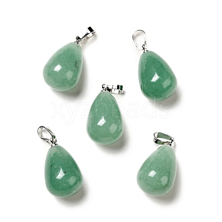 Natural Green Aventurine Pendants G-I332-05P-11-1