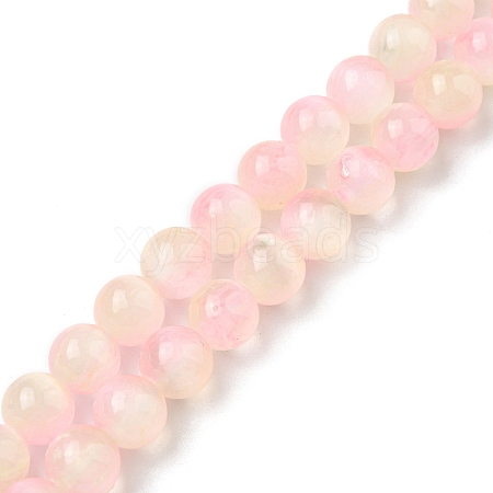 Natural Selenite Beads Strands G-P493-01L-1