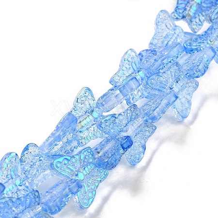 Transparent Glass Beads Strands GLAA-F114-04D-1