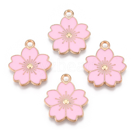 Alloy Enamel Pendants ENAM-S121-115B-1