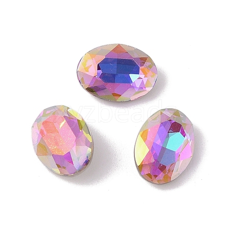 Glass Rhinestone Cabochons RGLA-L029-02B-HELA-1