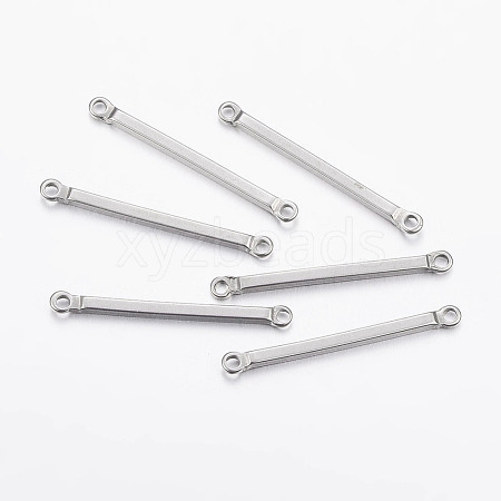 Tarnish Resistant 304 Stainless Steel Bar Links connectors STAS-I071-10P-1