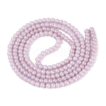 Baking Paint Glass Pearl Beads Strands DGLA-ZX001-05B-03-1