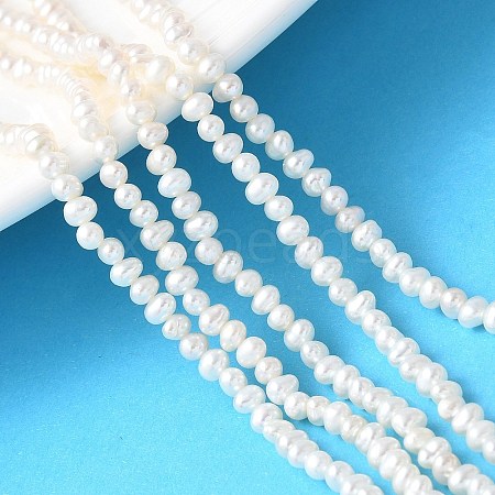 Natural Cultured Freshwater Pearl Beads Strands PEAR-I007-07K-05-1