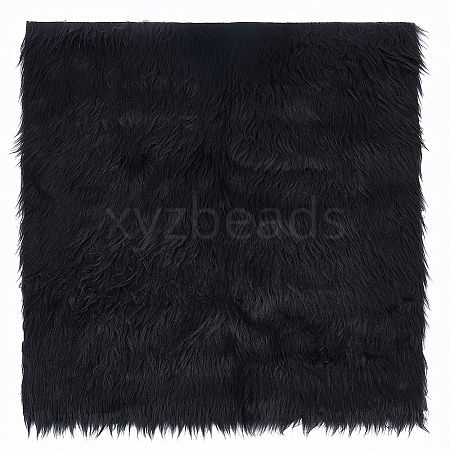 Imitation Rabbit Hair Faux Fur Polyester Fabric DIY-WH0032-91B-1