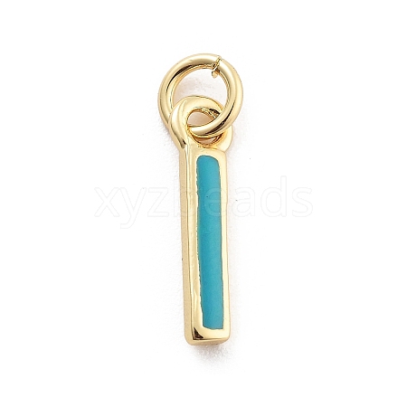 Rack Plating Brass Pendants KK-C065-03I-G-1