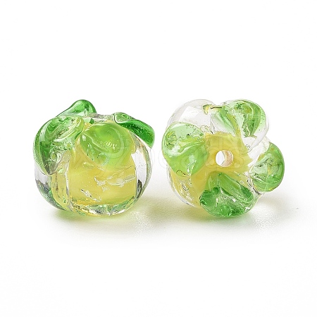 Handmade Lampwork Fruit Beads LAMP-C004-06E-1