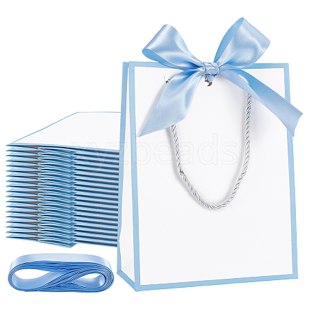 24Pcs Paper Gift Tote Bags ABAG-GO0001-24-1