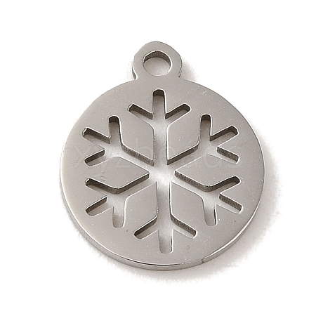 Christmas 201 Stainless Steel Charms STAS-E217-03P-1