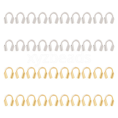 40Pcs 2 Colors 925 Sterling Silver Wire Guardian FIND-GO0002-71-1