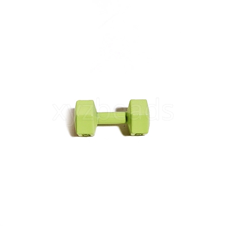 Dumbbell Shaped Alloy Miniature Ornaments PW-WGB591C-02-1