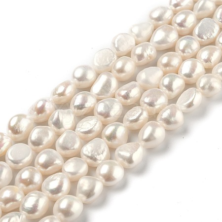 Natural Cultured Freshwater Pearl Beads Strands PEAR-L033-39D-1