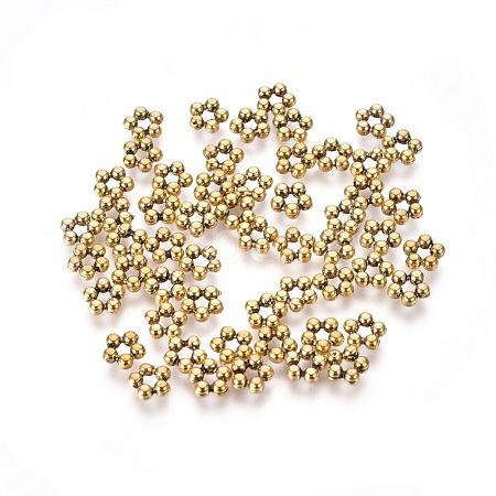 Tibetan Style Alloy Spacer Beads X-GLF1462Y-NF-1