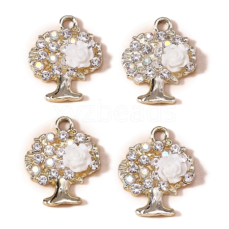 Alloy and Rhinestone Pendants PW-WG0F35E-02-1