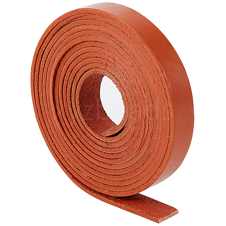 2M Flat Leather Cord LC-WH0007-07B-03-1