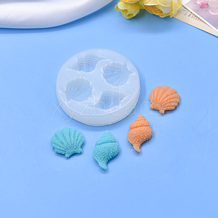DIY Shell & Conch Shape Silicone Molds WG30890-02-1
