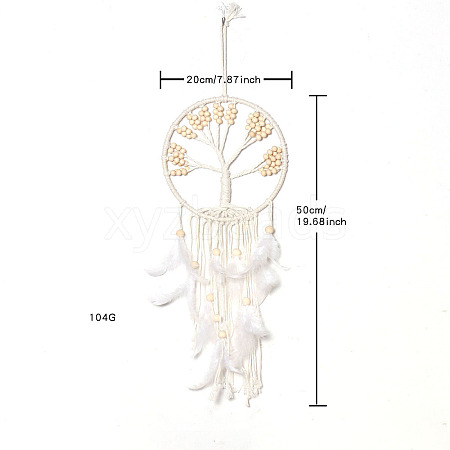 Bohemian Style Feather Pendant Decorations PW-WG38947-03-1