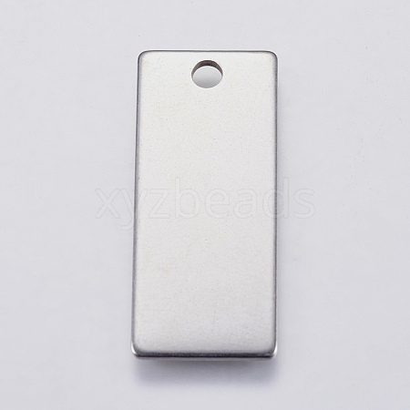 Tarnish Resistant 201 Stainless Steel Pendants STAS-P225-040P-1