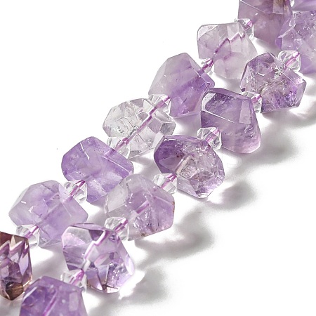 Natural Amethyst Beads Strands G-E578-01-1