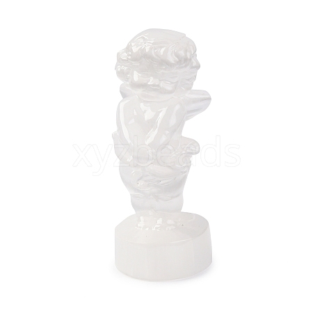 Natural Selenite Figurines DJEW-Q006-01F-1