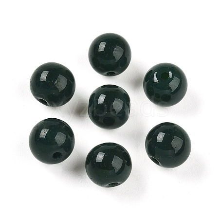 Opaque Solid Color Glass Beads LS-GLAA-N007-8mm-A05-1