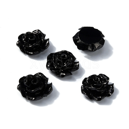 Opaque Resin Cabochons CRES-WH0013-04A-1