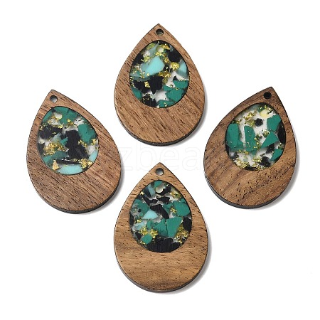 Wood & Resin Pendant WOOD-H104-23-05-1