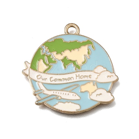 Alloy with Enamel Pendants AL-CBA91FD-01C-1