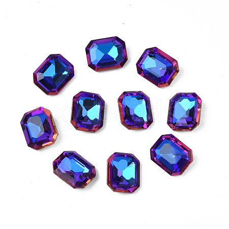 Pointed Back Glass Rhinestone Cabochons MRMJ-N027-007-A03-1