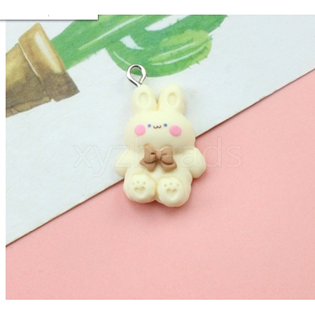 Resin Pendants RESI-G026-12B-1