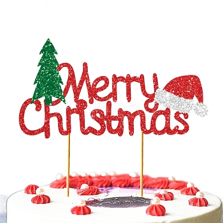 Merry Christmas Cake Topper PW-WG273D7-02-1