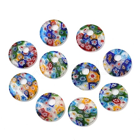 Handmade Millefiori Lampwork Beads LAMP-G166-08B-1