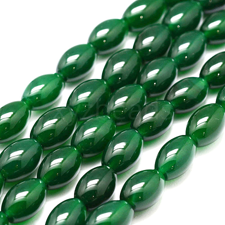 Natural Green Onyx Agate Bead Strands G-G877A-A05-1