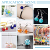 80Pcs 4 Styles 201 Stainless Steel Bead Cap Pendant Bails STAS-UN0063-51-5